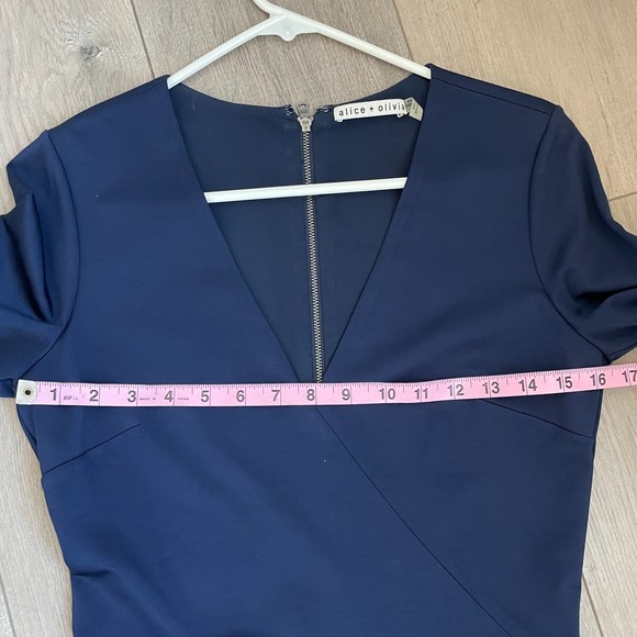 Alice + Olivia Navy Mini Dress - Picture 5 of 11